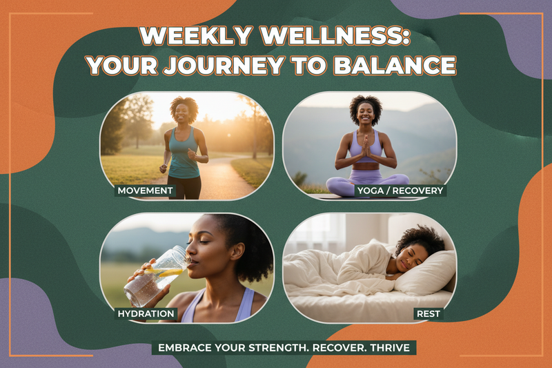 A Weekly Movement and Recovery Plan for Beginners 🏃‍♂️💧🧘‍♀️😴