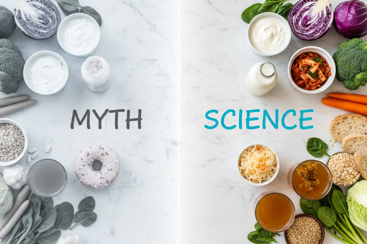 Gut Health Myths vs. Science: What Actually Helps Your Microbiome?