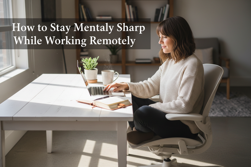 How to Stay Mentally Sharp While Working Remotely