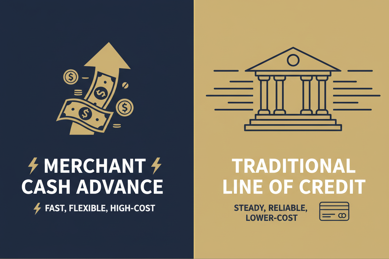 💣 Merchant Cash Advances (MCAs) vs Traditional Lines of Credit