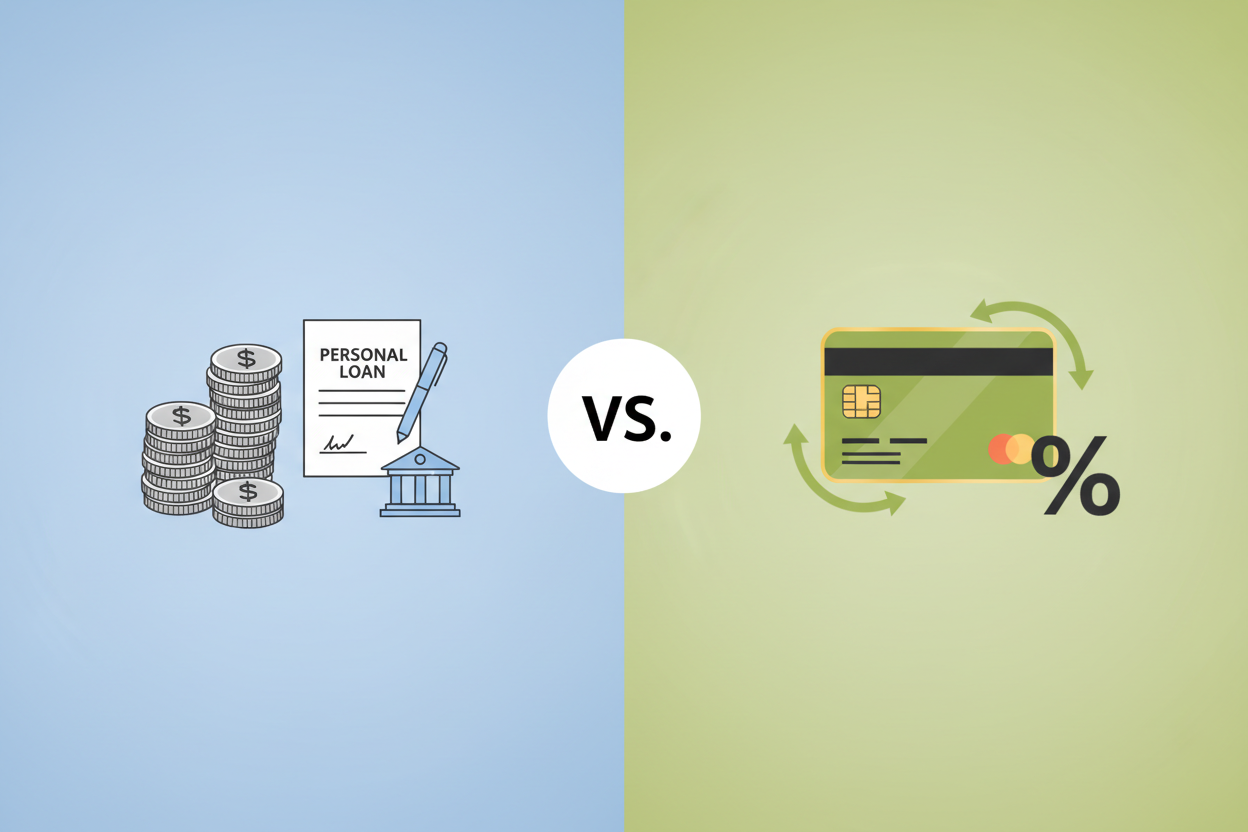 Personal Loan vs. Credit Card Balance Transfer