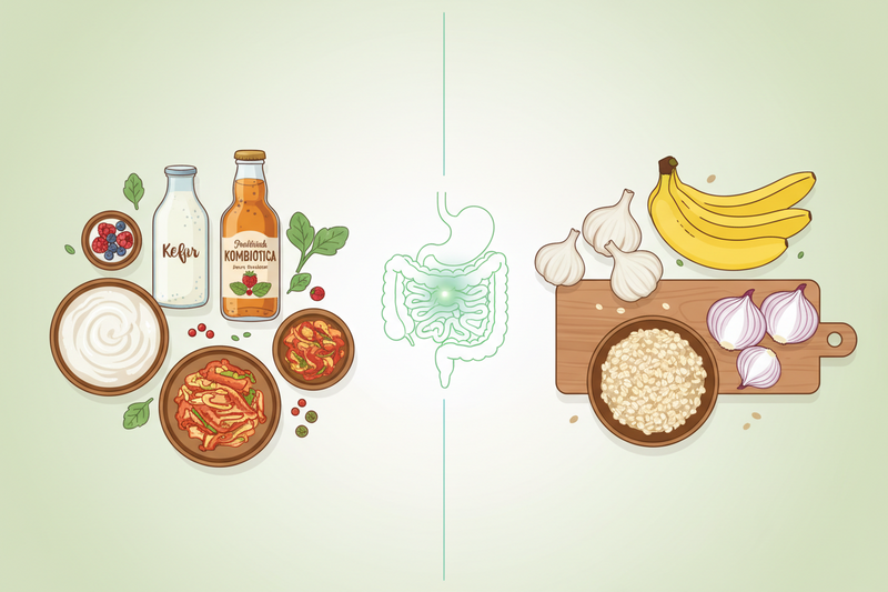 Probiotics vs. Prebiotics Explained: The Simple Gut Health Guide