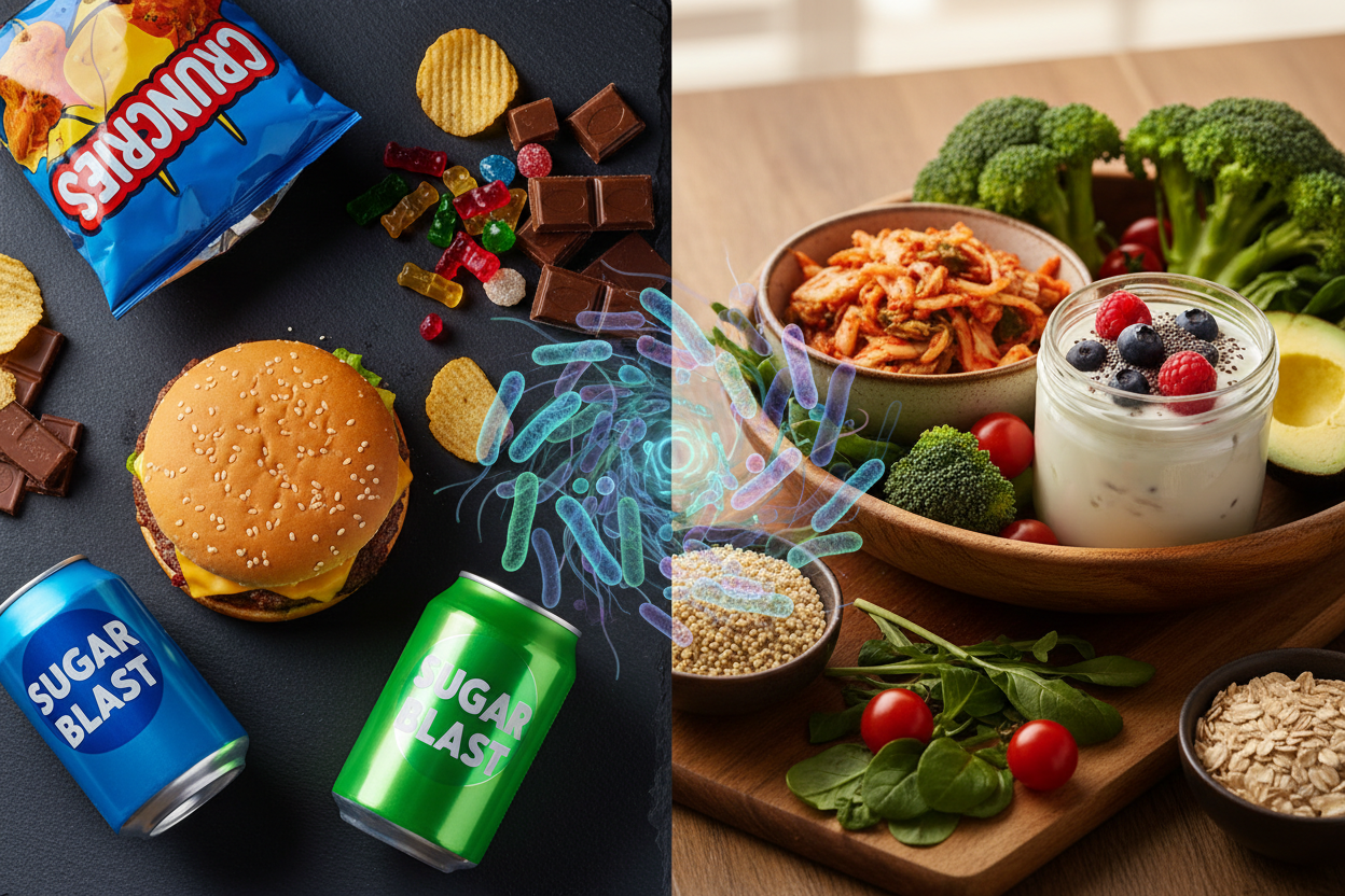 Ultra-Processed Foods and Gut Health: What They Do to Your Microbiome—and How to Cut Back Without Going Extreme