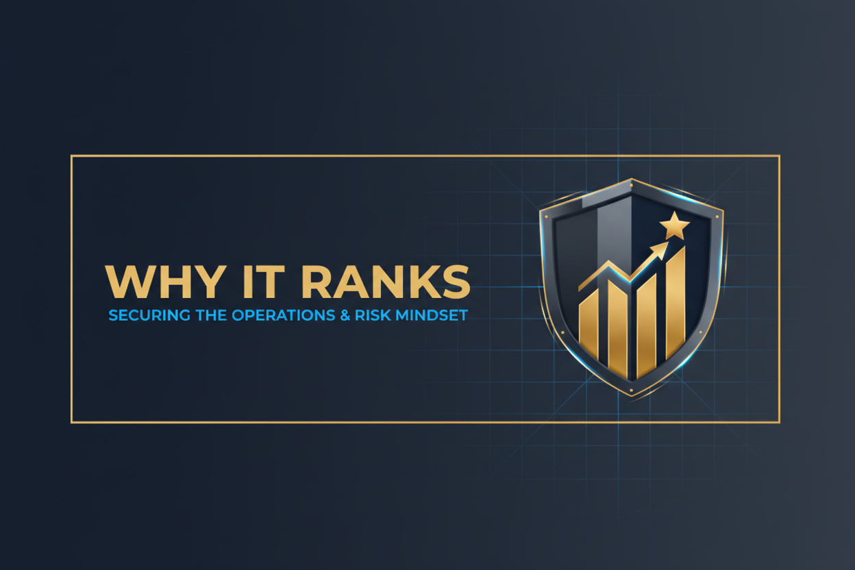 Why It Ranks: Securing the Operations & Risk Mindset
