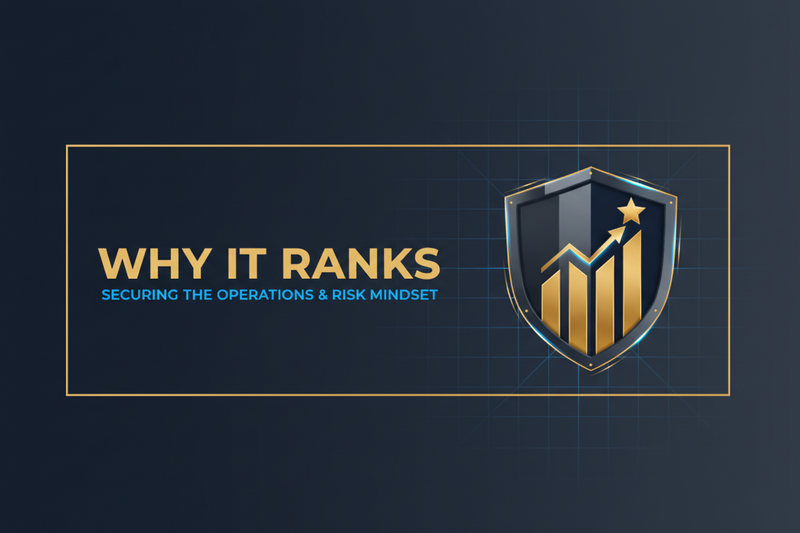 Why It Ranks: Securing the Operations & Risk Mindset